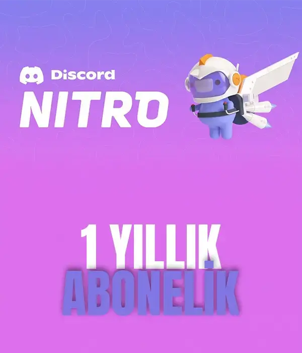 Discord Nitro 1 Yıllık Abonelik