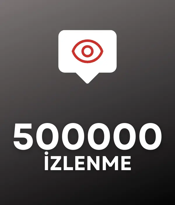 Tiktok 500000 İzlenme