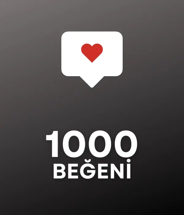 Tiktok 1000 Beğeni