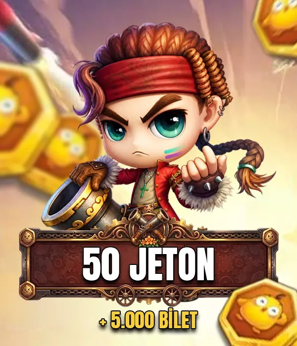 50 Civciv Jetonu + 5.000 Bilet