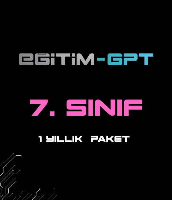 EğitimGPT 7.SINIF 12 AYLIK PAKET