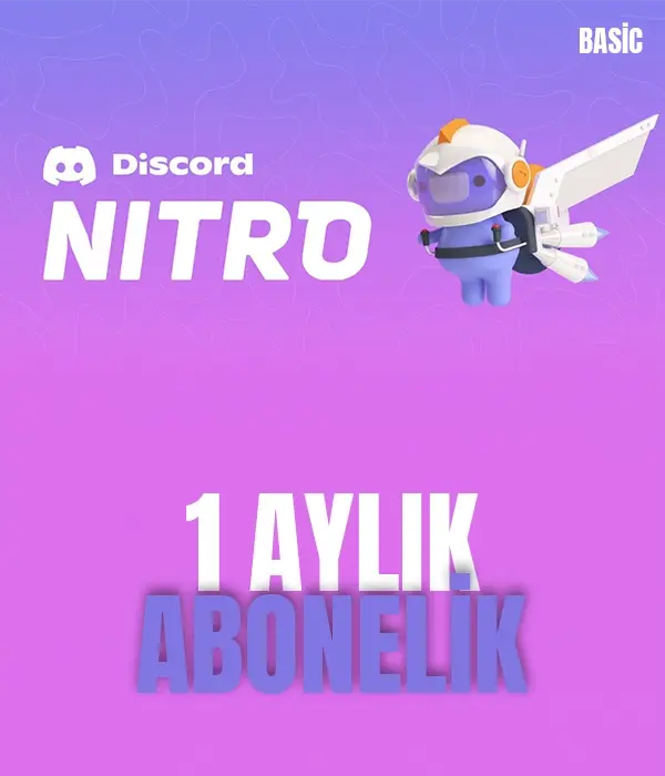 Discord Nitro Basic 1 Aylık Abonelik
