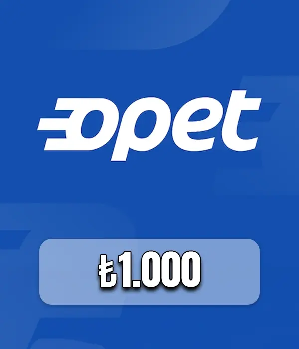 Opet Akaryakıt Çeki 1000 TL