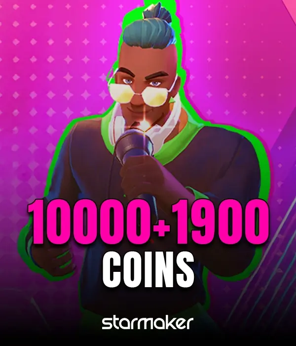 10000 Coins + 1900 Bonus