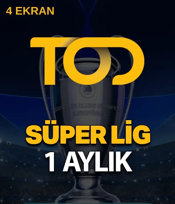 TOD Süper Lig 1 Aylık (4 Ekran)