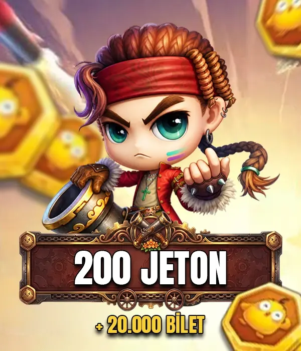 200 Civciv Jetonu + 20.000 Bilet