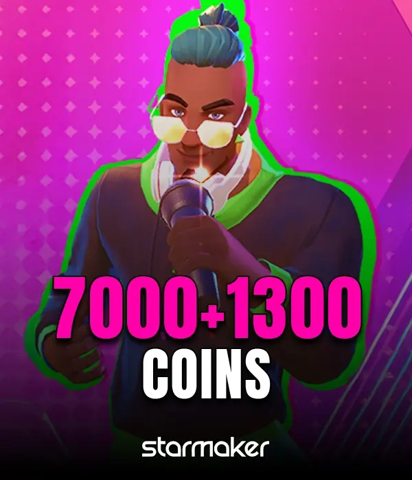 7000 Coins + 1300 Bonus