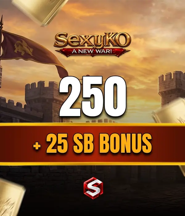 SexyKO 250 SexyBalance + 25 SexyBalance  Süper Bonus