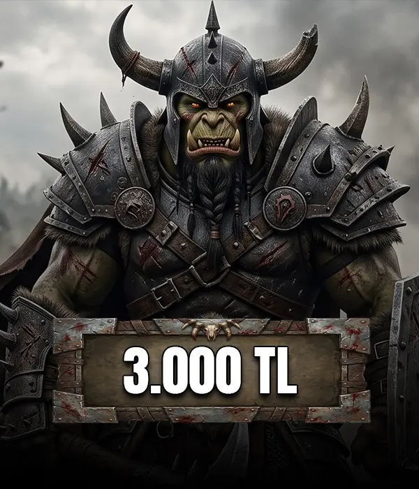 3000 TL Bakiye