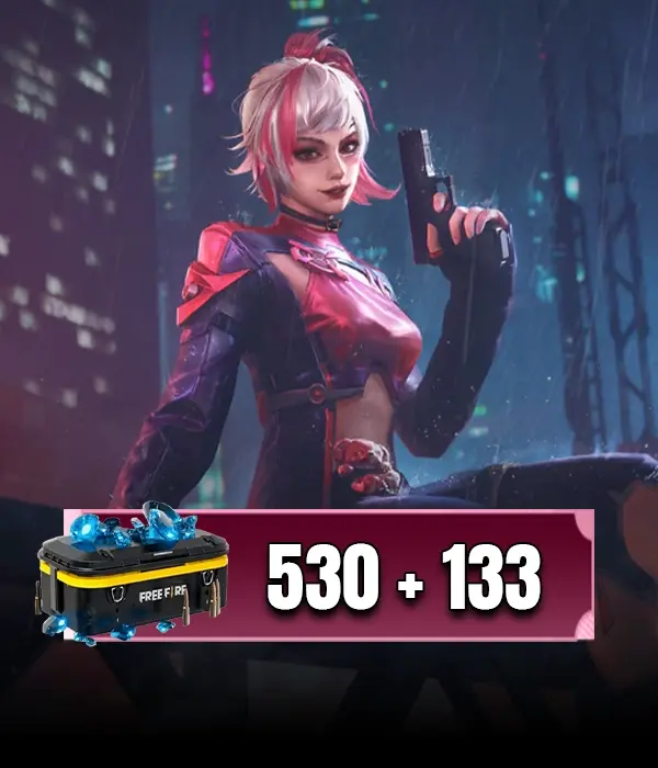 TR Free Fire 530 + 133 Elmas