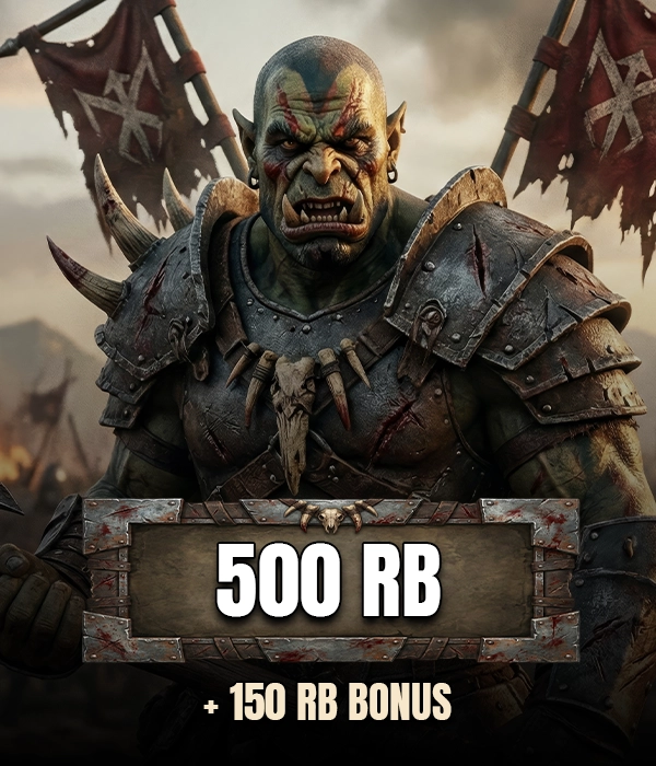 World Of Knight 500 RB + 150 RB Bonus