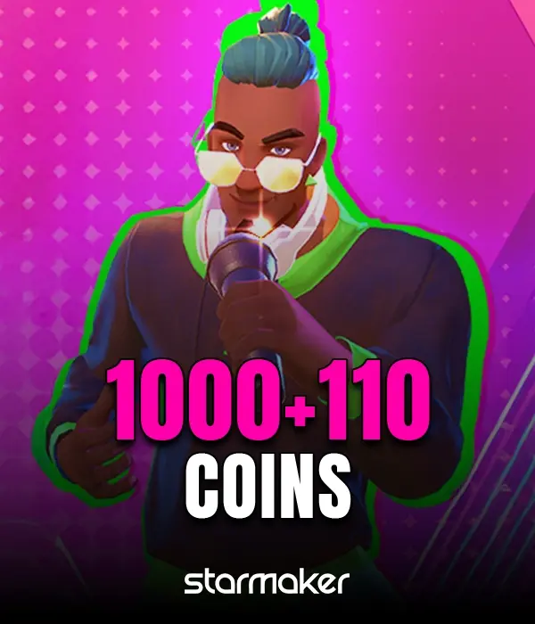 1000 Coins + 110 Bonus
