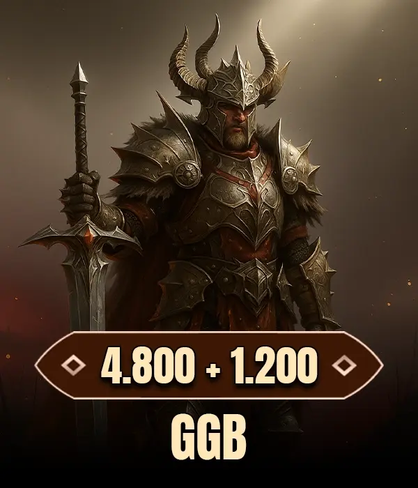 4800 GGB + 1200 Bonus GGB