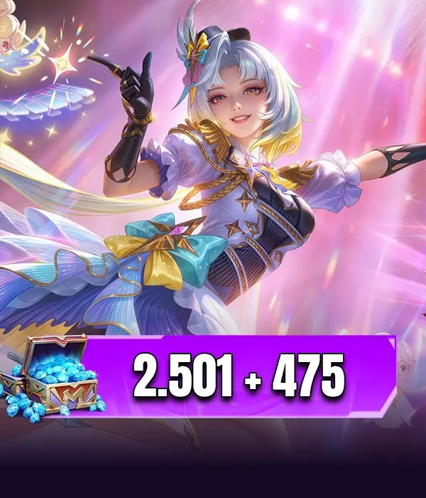 Mobile Legends 2501 + 475  Elmas