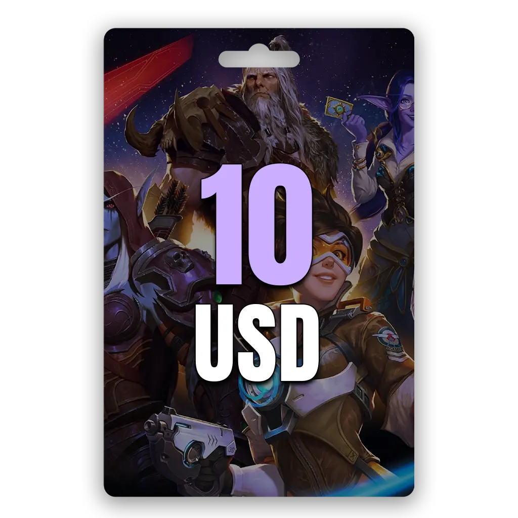 Battlenet Blizzard Gift Card 10$